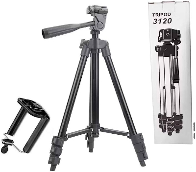 Picture of Tripod 3120 Camera Stand with Phone Holder Clip