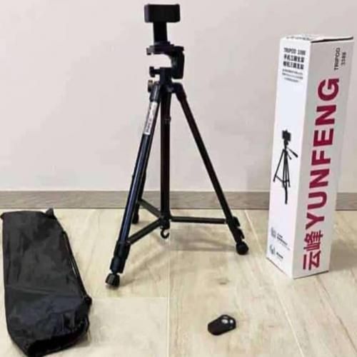 Picture of Yufeng 3388 tripod dslr camera mobile Professional tripod stand - Black