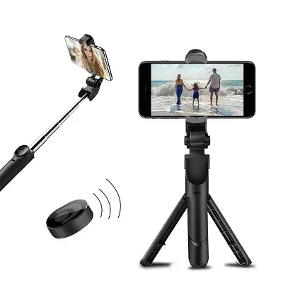 Picture of XT02 Bluetooth Selfie Stick Remote Control 360 Degree Rotation