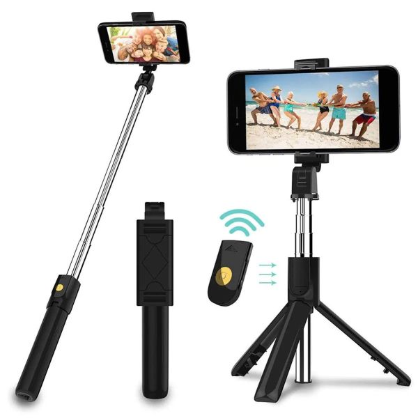 Picture of K07 Flexible Selfie Stick Tripod Stand Bluetooth Remote Control For Phone Camera - Mobile Stand