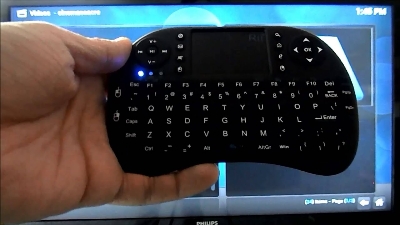 Picture of i8-B Wireless Backlit Mini Keyboard With Touch-pad RGB Portable Keyboard - Keyboard - Keyboard - Keyboard