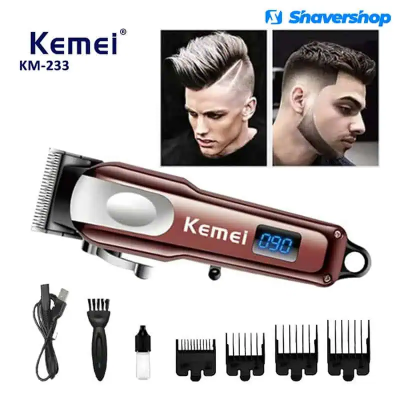 Buy Kemei KM-233 Professional Beard &amp; Hair Cutting Trimmer at Best Price In Bangladesh