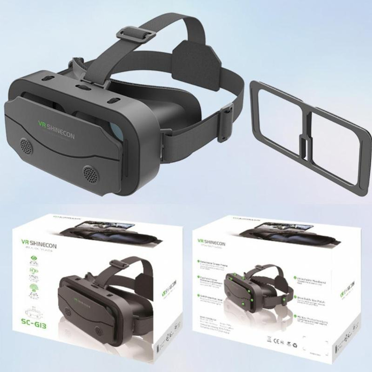 Picture of VR Shinecon G13 3D Virtual Reality Box Gaming Glasses Headset for 4.7-7 inch Smartphones