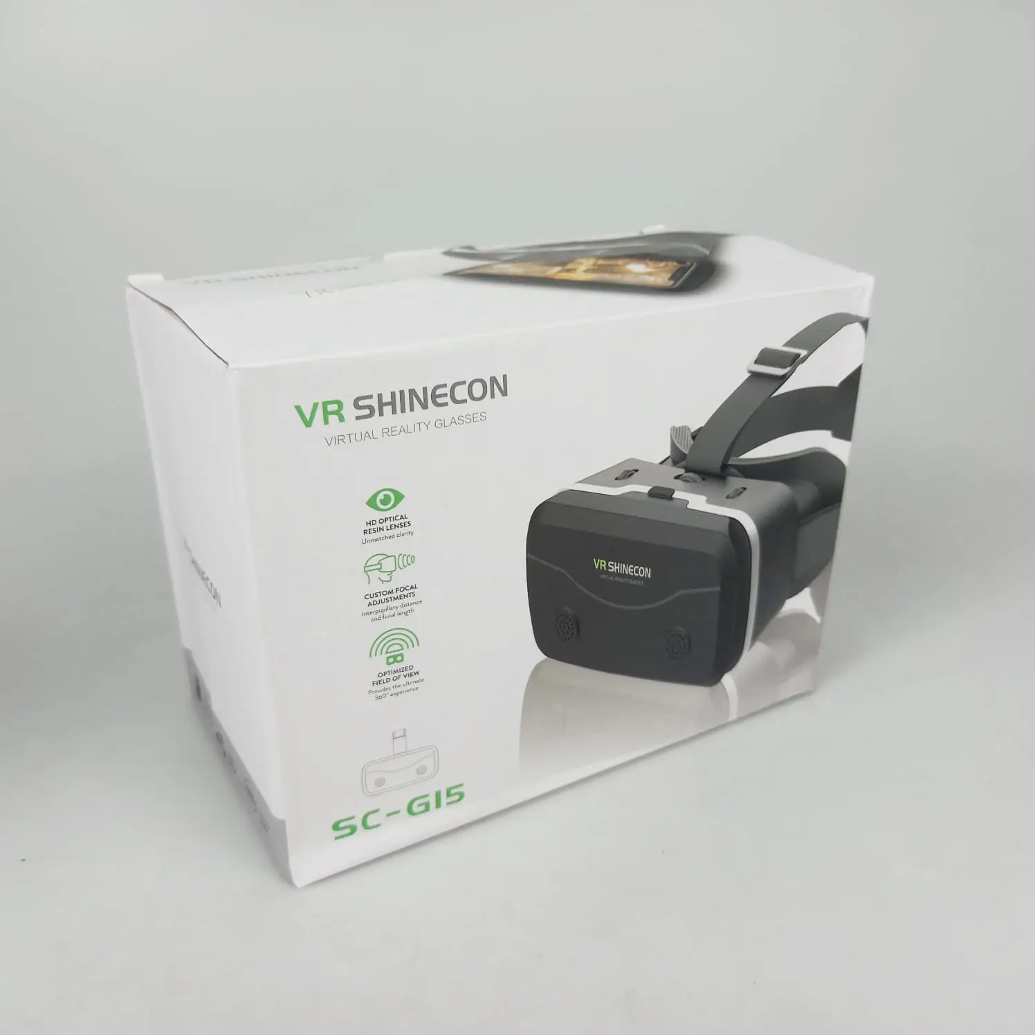 Picture of VR Shinecon G15 3D Virtual Reality Box Gaming Glasses Headset for 4.7-7 inch Smartphones support