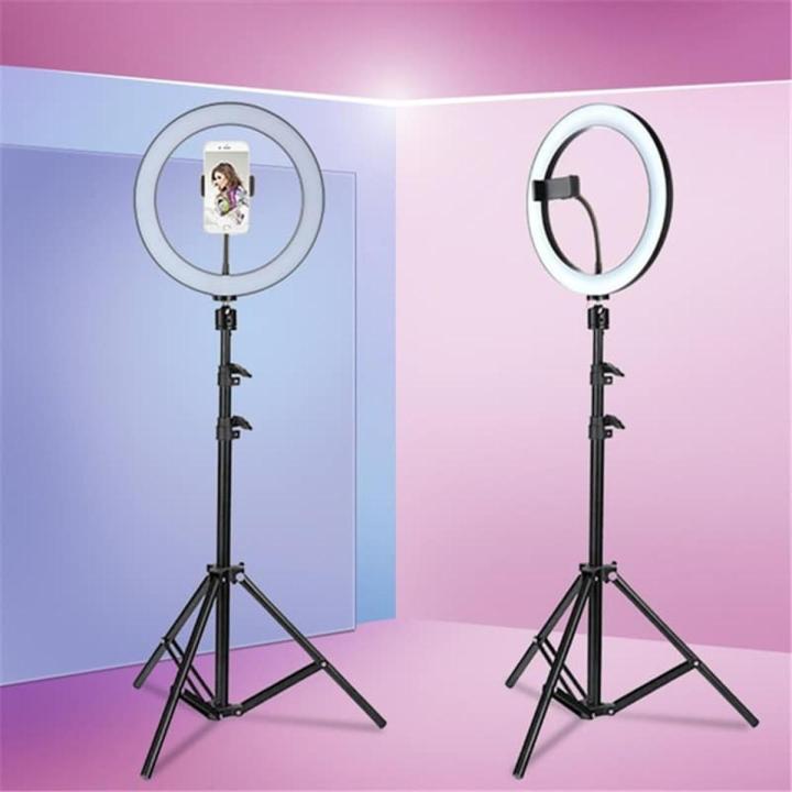 Picture of Ring 10 inchi Light Photo Studio Camera, Video lamp with Tripod for Smartphone