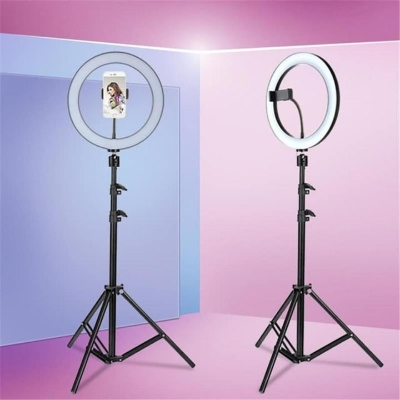 Picture of Ring 10 inchi Light Photo Studio Camera, Video lamp with Tripod for Smartphone
