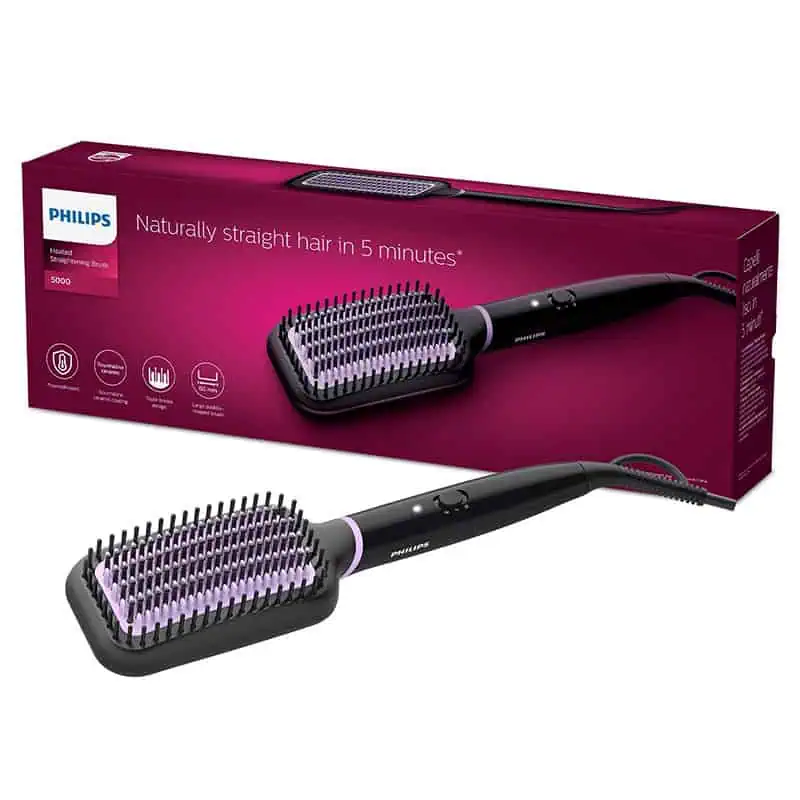 Buy Philips BHH880 Heated Straightening Brush at Best Price In Bangladesh