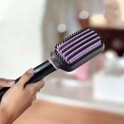 Buy Philips BHH880 Heated Straightening Brush at Best Price In Bangladesh