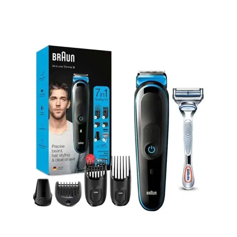 Buy Braun MGK3242 All-in-one Trimmer 3 Hair &amp; Beard 7 In 1 Styling Kit For Men at Best Price In Bangladesh
