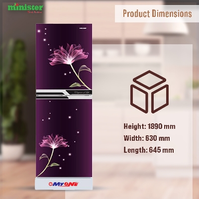 Picture of MYONE 302 Liter Frost Top Mount Perfume Lily Refrigerator (MY-3x2g)