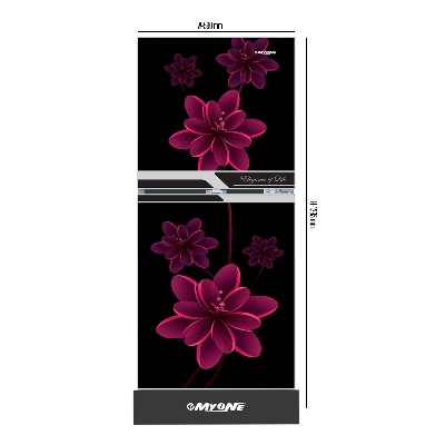 Picture of Myone 165 liter Frost Type Top Mount Magnificent Red Black Match Refrigerator (MY-1F5G)