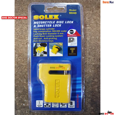 SOLEX 9040 Motorcycle Hydraulic Anti Corrosion Heavy Duty Disk Brake Lock Bike Doctoronline shop bangladeshothoba.com