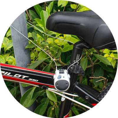 Resettable Mini Helmet Lock – High-Precision 3-Digit Combination Code, Steel Cable Anti-Theft Lock for Motorcycle, Bicycle, and Travel Luggage (Adjustable Wire Length, Lightweight, Portable) Bike Doctoronline shop bangladeshothoba.com