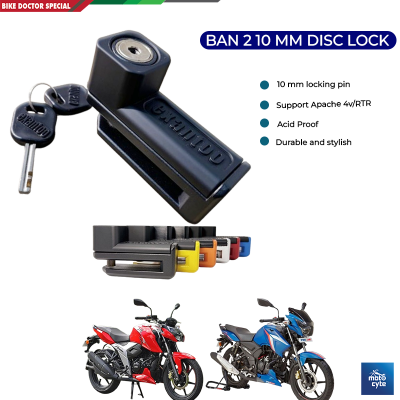 BAN Exantoo BAN2 Hi-Tech Disc Lock for Motorcycle – 10 mm Disc Lock Anti-Saw & Anti-Knock 1 Piece Random Color Selection Bike Doctoronline shop bangladeshothoba.com
