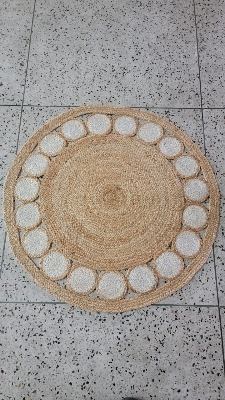 Picture of Jute Rugs/ Mat, Plant Basket