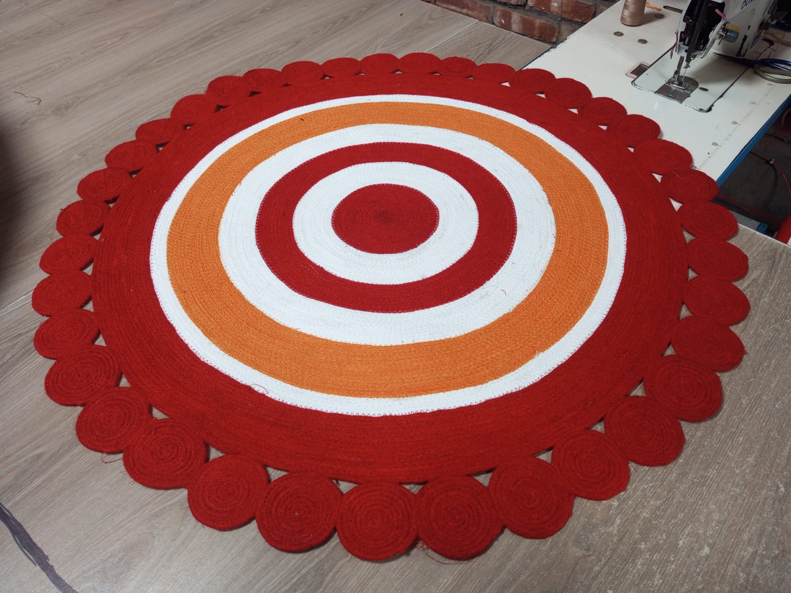 Picture of Jute Rugs/ Mat, Plant Basket