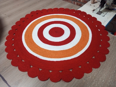 Picture of Jute Rugs/ Mat, Plant Basket