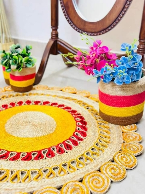 Picture of Hand Maid Jute Rugs/ Mat, Very nice quality floor
