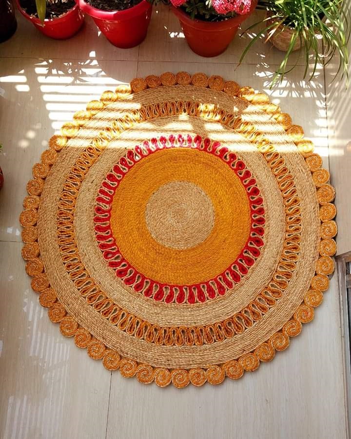 Picture of Hand Maid Jute Rugs/ Mat, Very nice quality floor