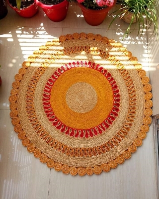Picture of Hand Maid Jute Rugs/ Mat, Very nice quality floor