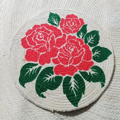 Picture of 12 Inch Place Mat Per Pieces 90 tk (Jute Print Place mat)