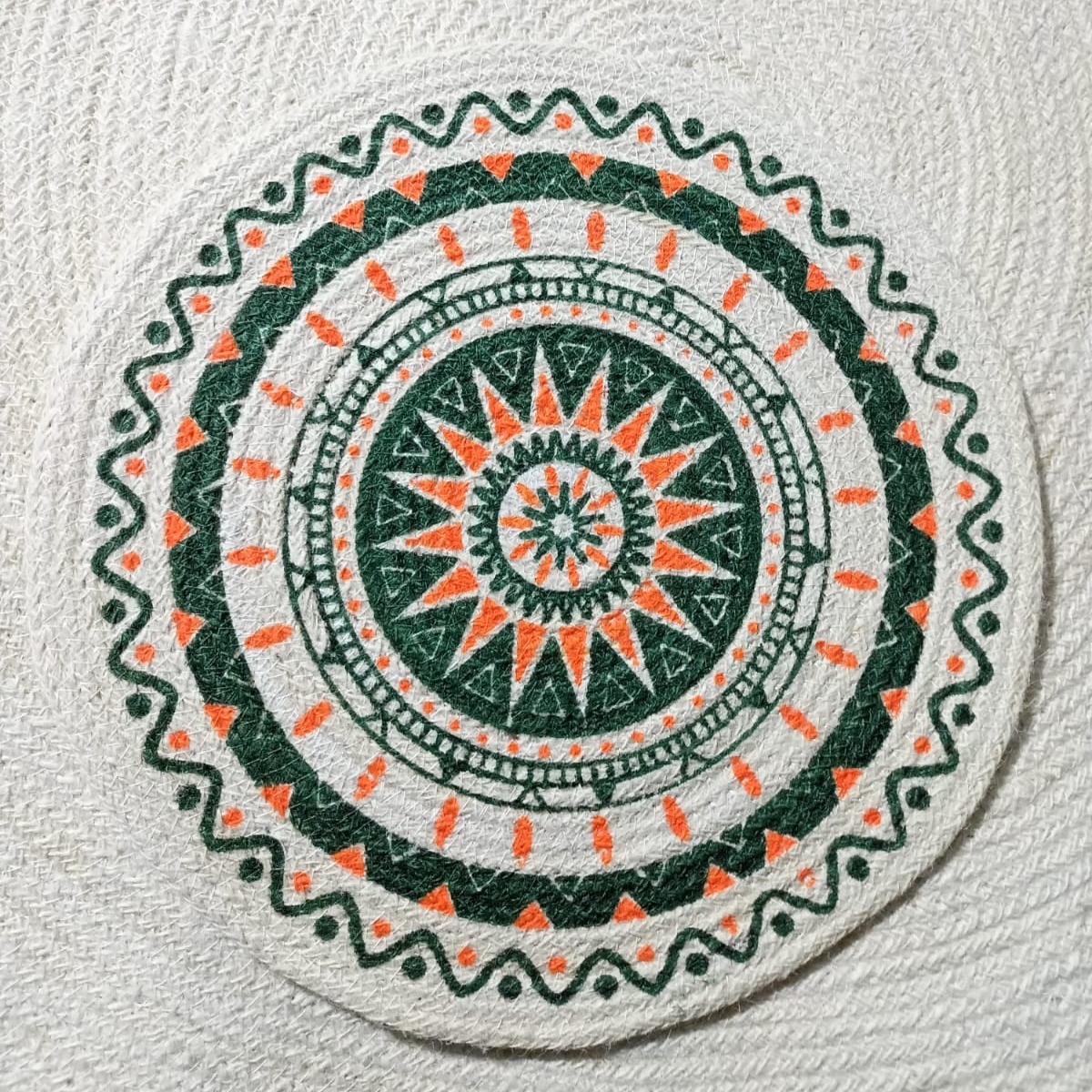 Picture of 12 Inch Place Mat Per Pieces 90 tk (Jute Print Place mat)