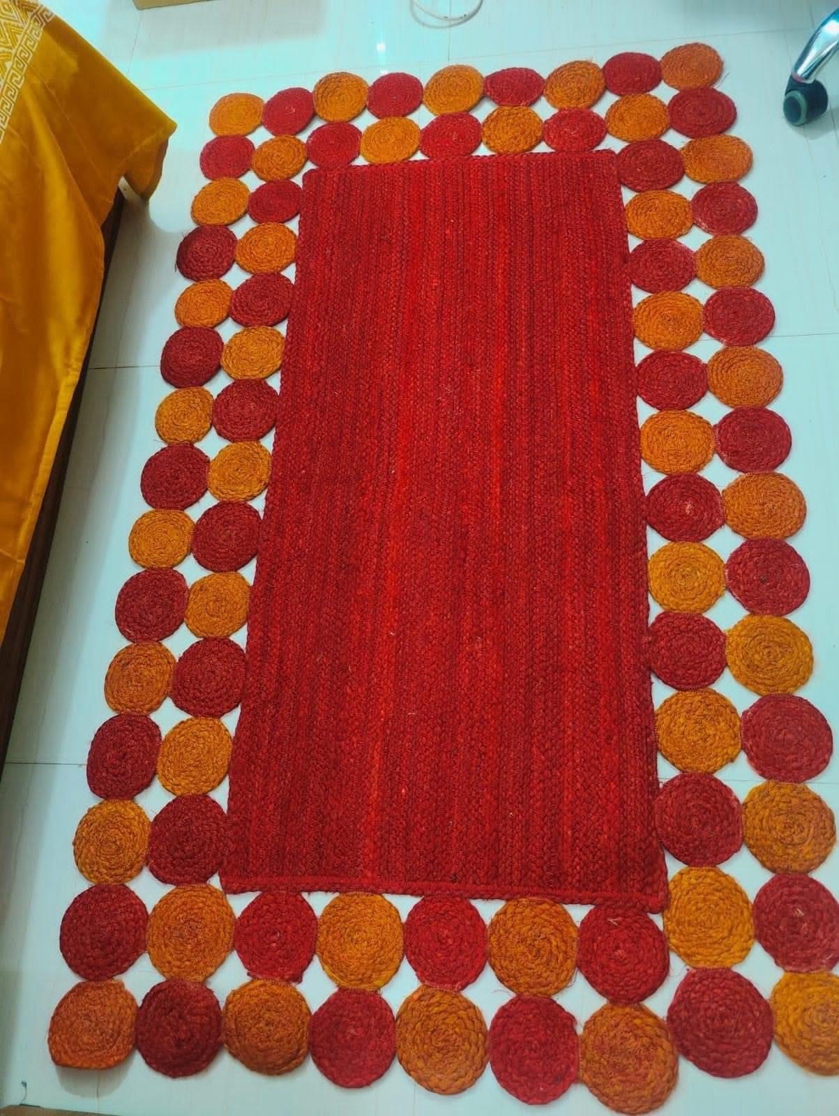 Picture of 2.5/4ft Jute Floor  Rugs/ Mat 1pieces