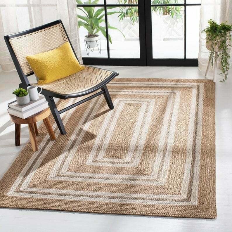 Picture of 2.5/4ft Jute Floor  Rugs/ Mat 1pieces