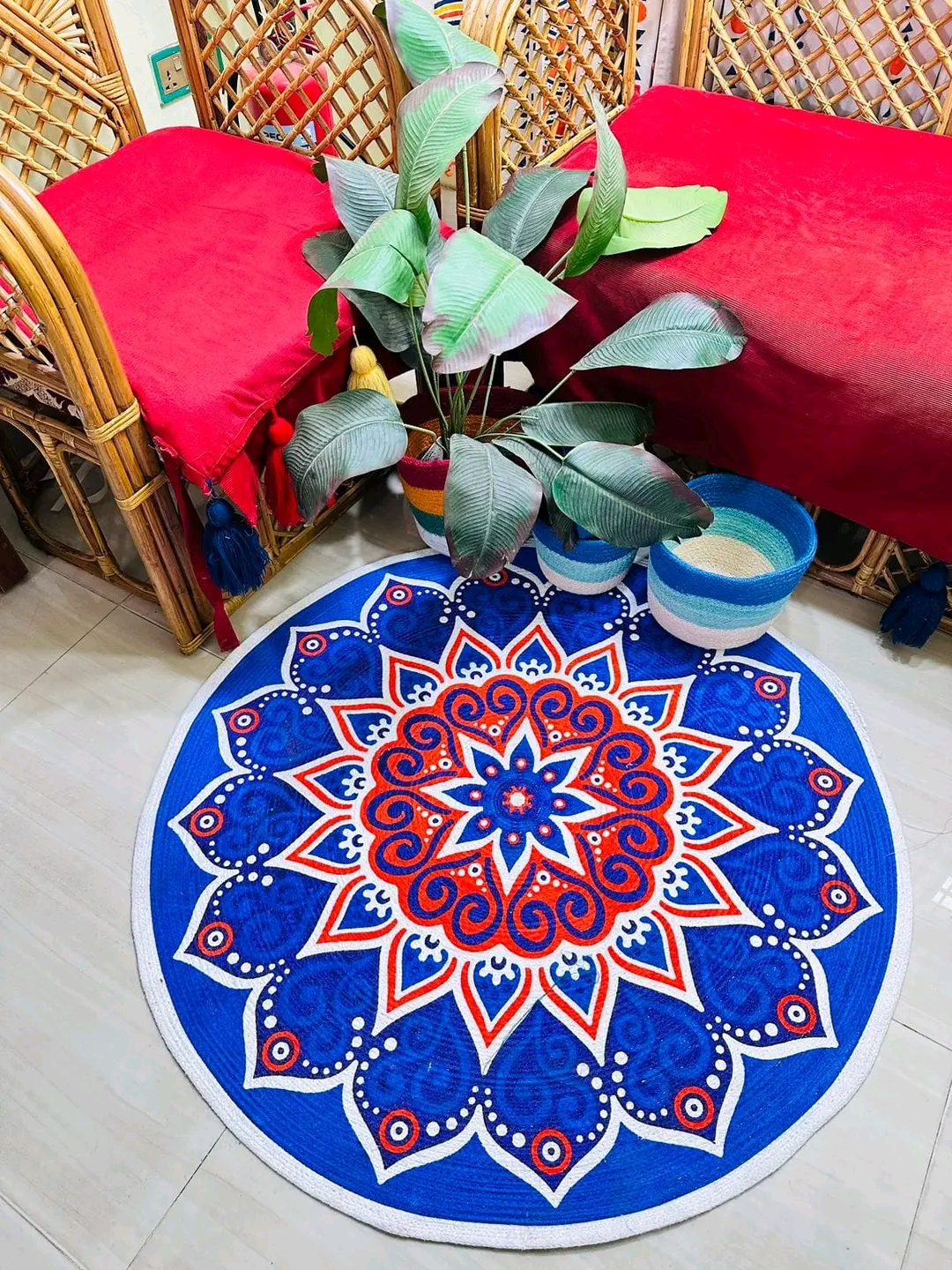 Picture of Jute Rugs/Mat Size 3 feet