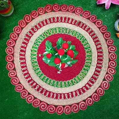 Picture of 3ft Hand Made Jute Rugs/ Mat