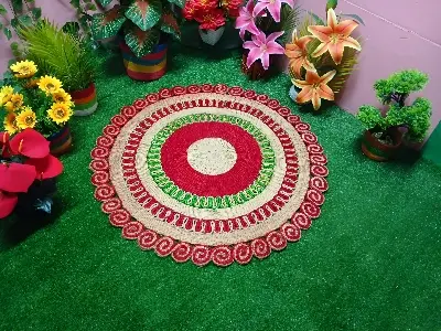 Picture of 3ft Hand Made Jute Rugs/ Mat