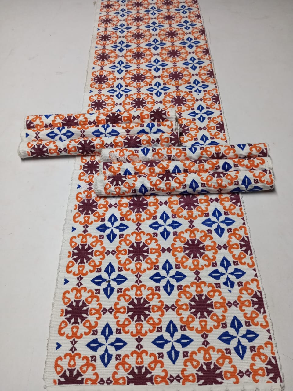 Picture of Cotton Print Table Ranar set (7 pieces set)