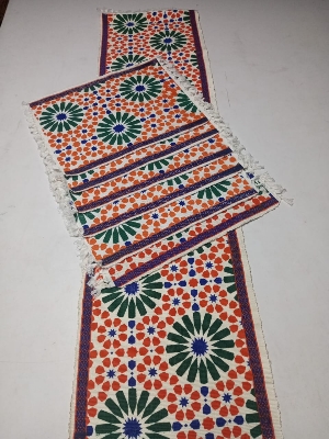 Picture of Cotton Print Table Ranar set (7 pieces set)
