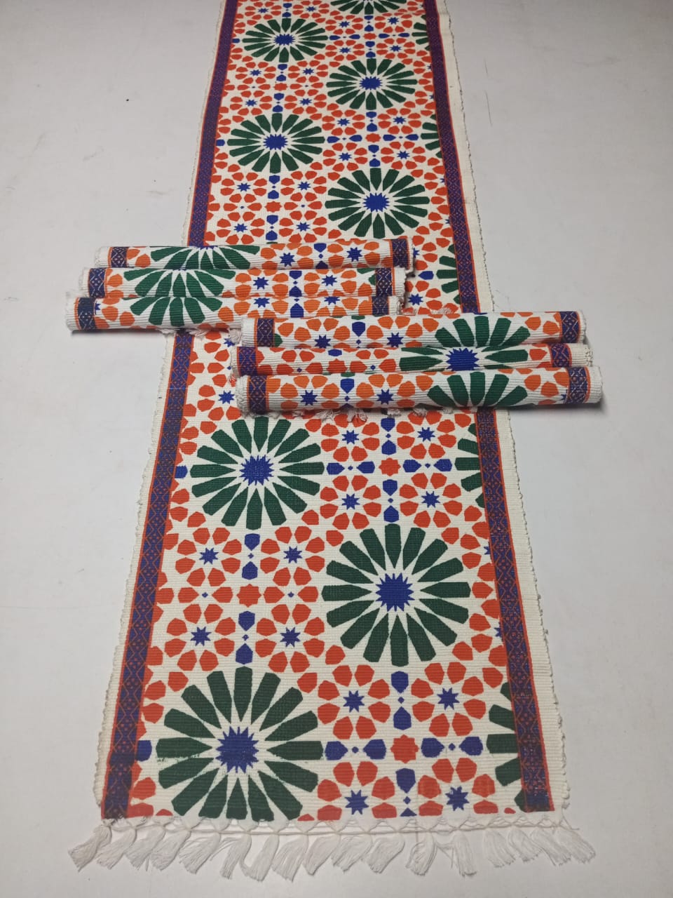 Picture of Cotton Print Table Ranar set (7 pieces set)