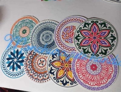 Picture of 12 Inch Cotton Print Placemats ( Full set 6 Pieces )