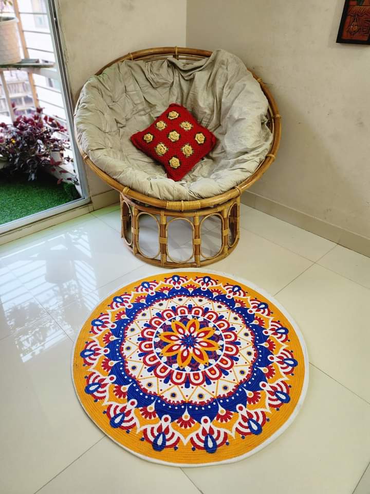 Picture of 3ft Cotton Print Floor Mat/Rugs