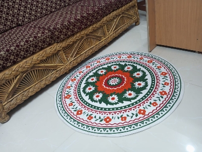 Picture of 3ft Cotton Print Floor Mat/Rugs