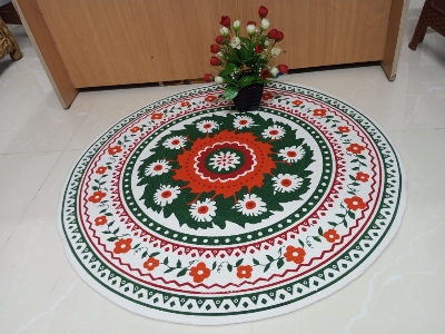 Picture of 3ft Cotton Print Floor Mat/Rugs