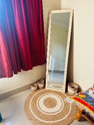 Picture of Beige Colour Jute Floor Area Mat/Rugs - 3 Feet