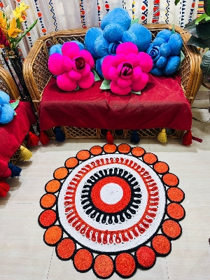 Picture of 3ft Design Jute Rugs/Mat