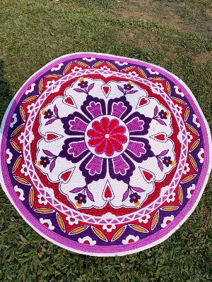 Picture of 3ft Print Cotton Floor Mat/Rugs