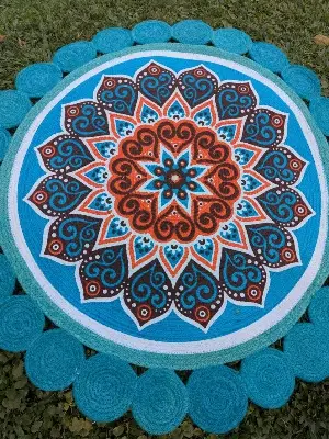 Picture of 3ft Cotton Print Mat/Rugs