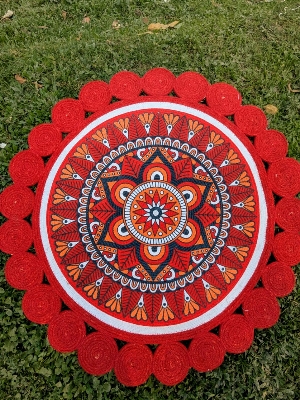 Picture of 3ft Cotton Print Mat/Rugs