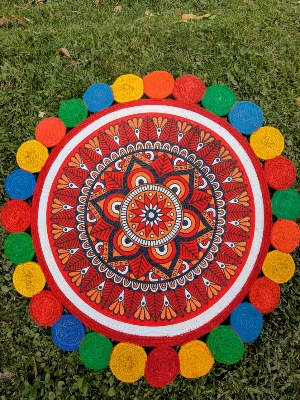 Picture of 3ft Cotton Print Mat/Rugs