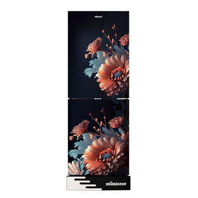 Picture of MINISTER 242 Liter Frost Type Top Mount Refrigerator EL Gerbera Daisy (M-242)
