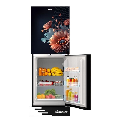 Picture of MINISTER 242 Liter Frost Type Top Mount Refrigerator EL Gerbera Daisy (M-242)