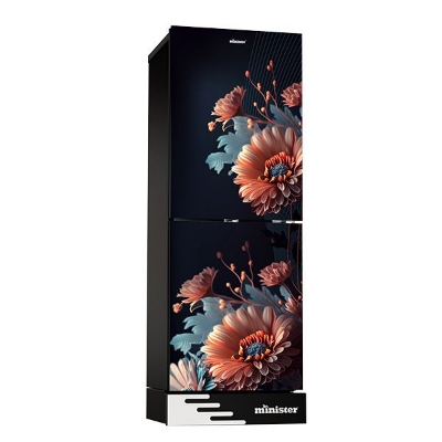 Picture of MINISTER 242 Liter Frost Type Top Mount Refrigerator EL Gerbera Daisy (M-242)