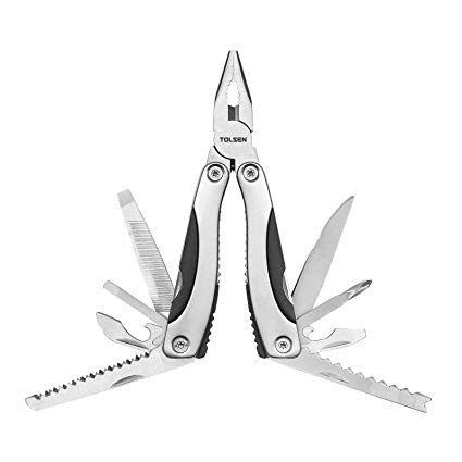 Picture of TOLSEN 14 in 1 Multipurpose Pliers with Case Model: 30046