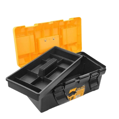 Picture of TOLSEN 17" Heavy Duty Plastic Tool Box (420x230x190mm) Model: 80201