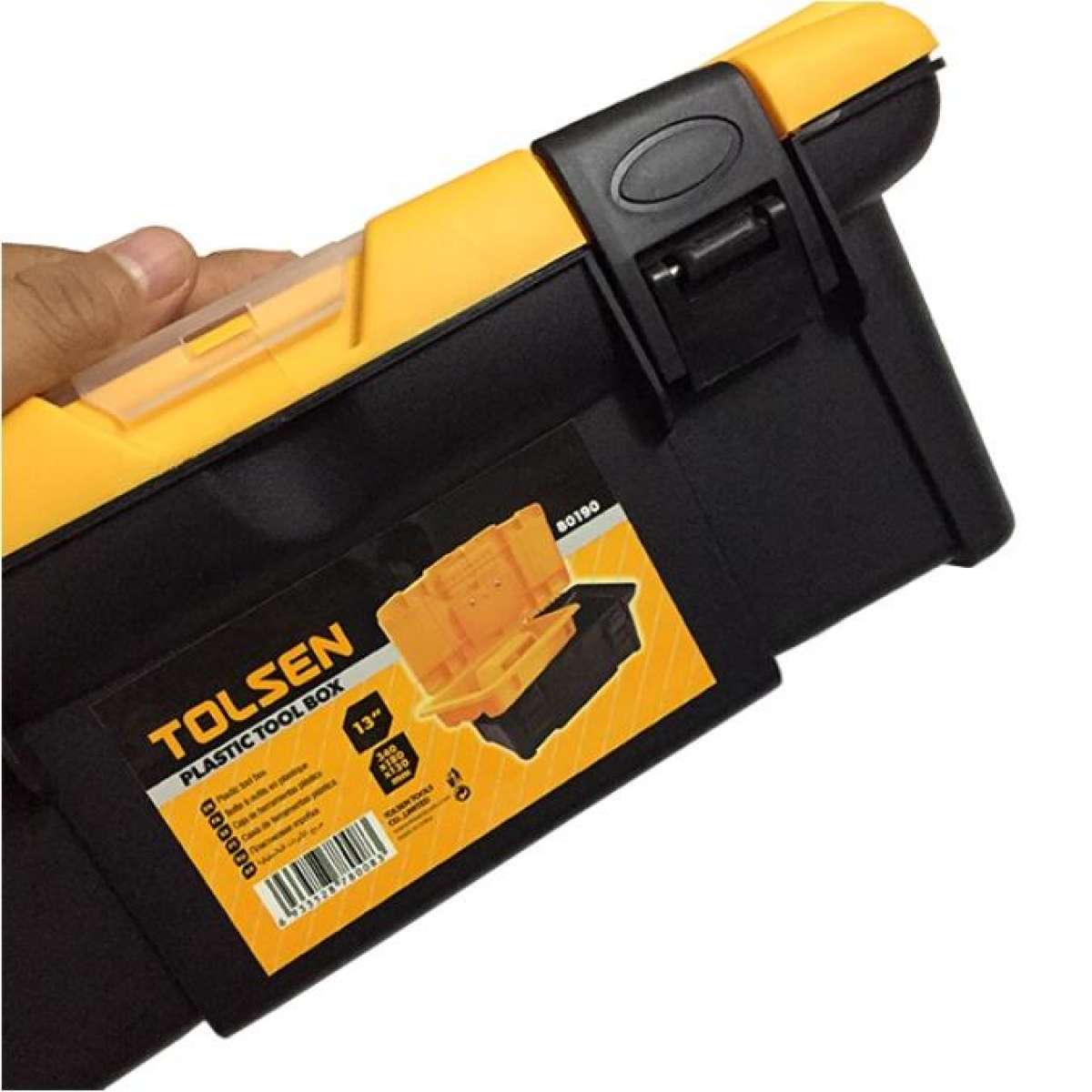 Picture of TOLSEN Plastic Tool Box(340×180×130mm) 80190 - Kings Trading
